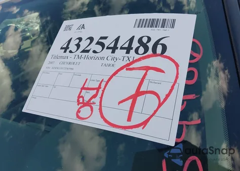 2007 Chevrolet Tahoe Lt из США, поврежденный, VIN 1GNFK13017J365966